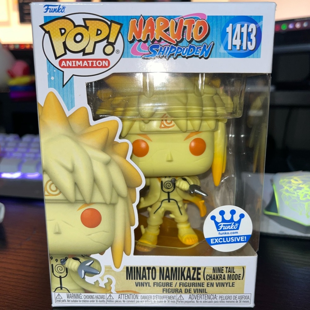 Minato Namikaze Nine Tail Chakra Mode Funko Pop